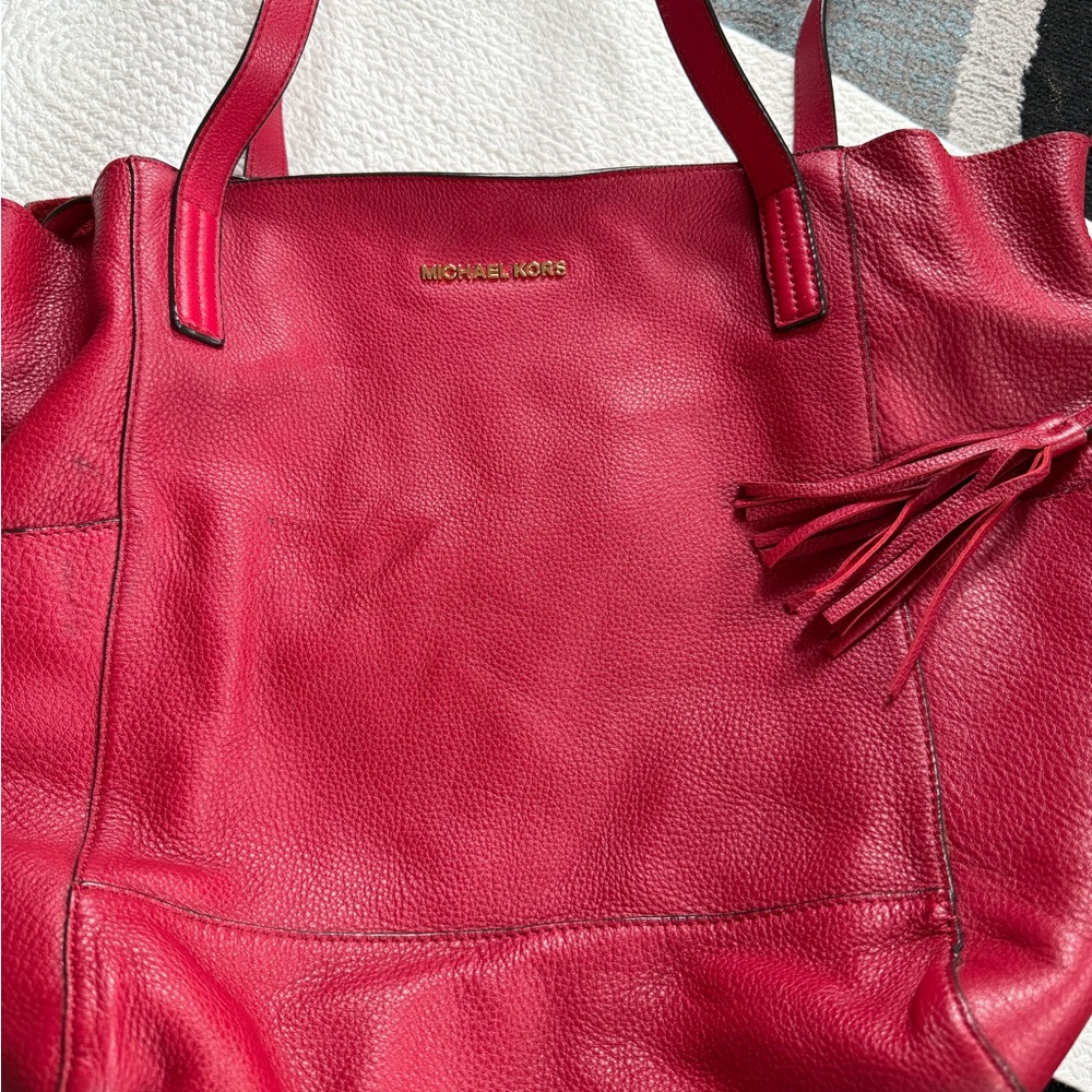 Michael Kors Cherry Red Tote